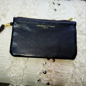 Adrienne Vittadini Studio black wristlet